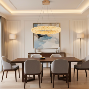 Aurora Crystal Ring Chandelier