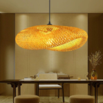 Elegant Woven Pendant Ceiling Lamp - Image 3