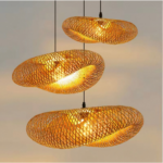 Elegant Woven Pendant Ceiling Lamp - Image 2