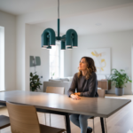 Modern Arch Design Chandelier – 360° Lighting - Image 4