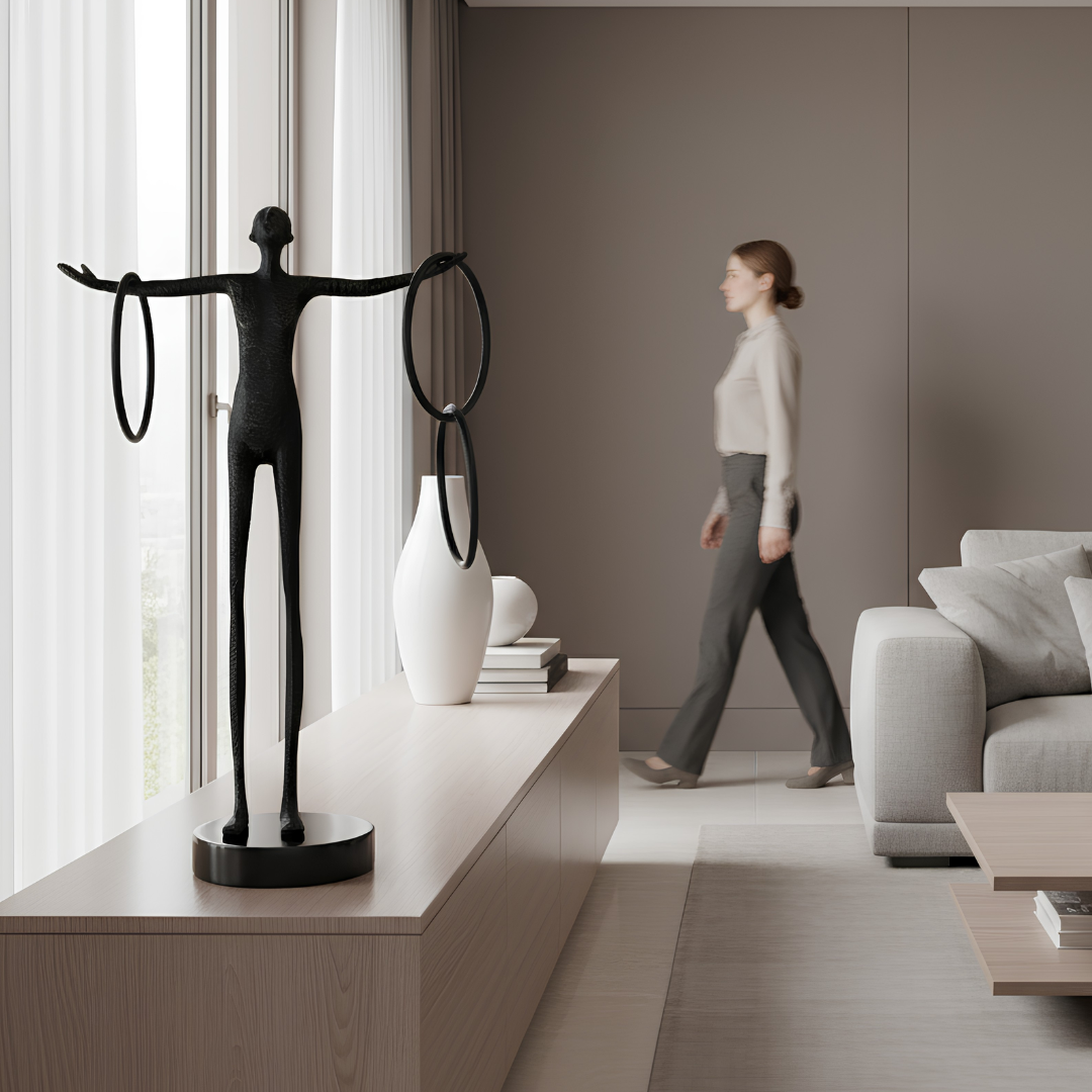 تصميم بدون عنوان5 The Elegant Balancer Sculpture - Image 2