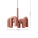 Modern Arch Design Chandelier – 360° Lighting - Image 2