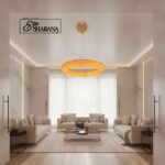 Luxury Crystal Halo Pendant Light - Image 3