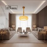 Modern Gold Crystal Ring Pendant Chandelier – LED - Image 3
