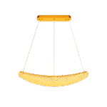 Luxury Crescent Crystal Chandelier